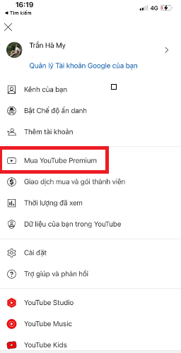 Tài khoản Youtube Premium - Thiết kế web Giai Điệu