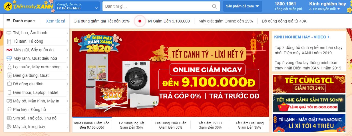 10 website thương mại điện tử hàng đầu Việt Nam 2019