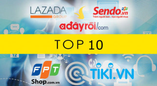 Top 10 website TMĐT năm 2018